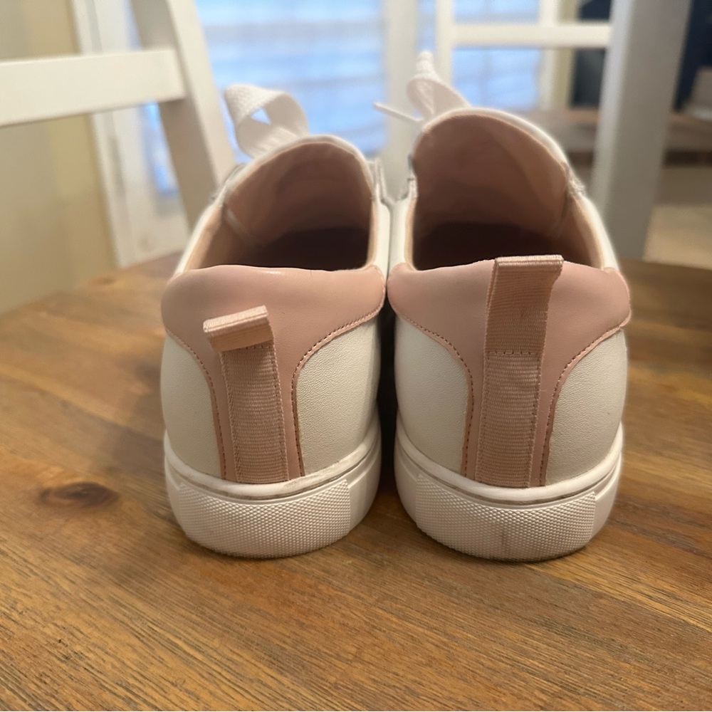 Kate Spade White and Light Pink Sneakers - Picture 5 of 5